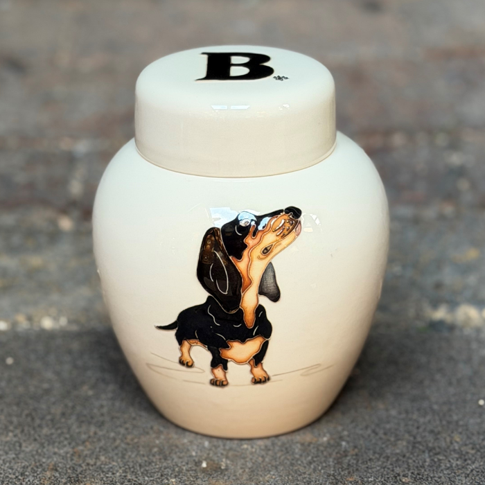 The Loyal Companion (Dachshund) - Ginger Jar